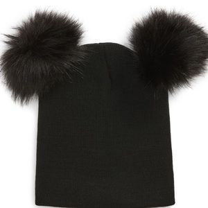 Accessories | Double Pom Beanie | Poshmark